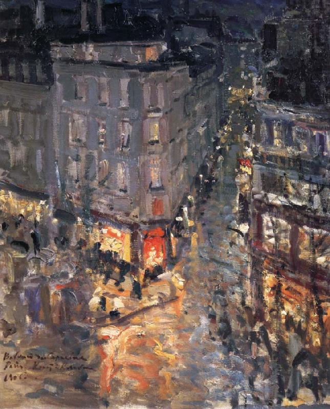 The park of Paris, Konstantin Korovin